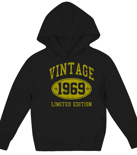 50th Birthday - Vintage 1969 Funny Gift Kids Hoodie