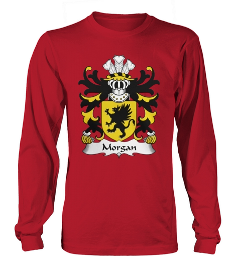 Morgan Family Crest Welsh Family Crests Long sleeved Unisex
