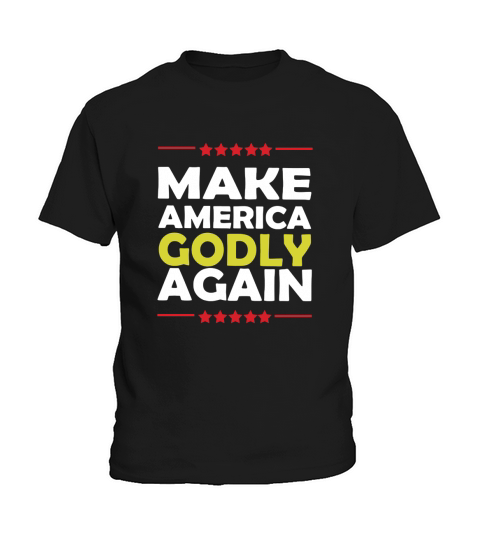 Make America Godly Again Quote - Ladies Flowy Tank Kids T-Shirt