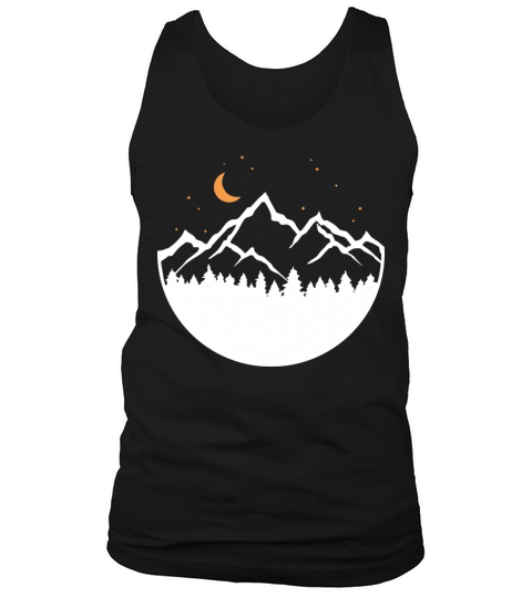 Nature Mountains Symbol Mountaineering Men's Tank Top