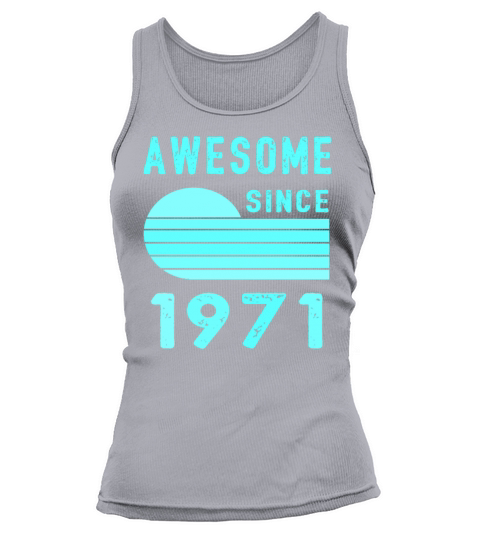 1971 Birthday Retro Vintage Gift Tank top Woman
