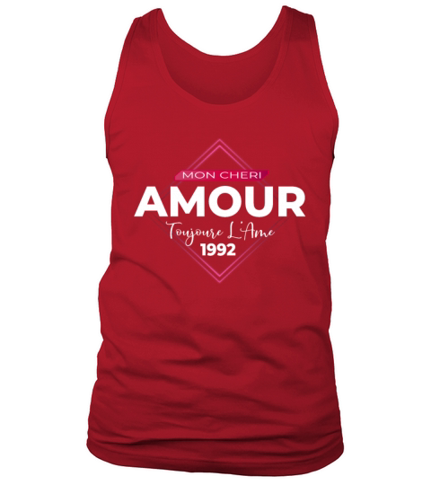 Mon Cherie Amour Toujours LAme 1992 Romantic Vale Men's Tank Top