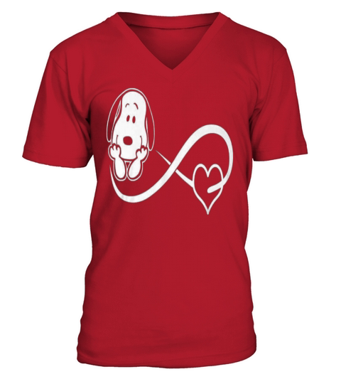 snoopy Men's V-Neck T-shirt