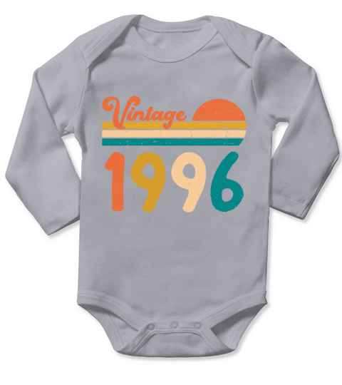 Vintage 1996 Limited Edition Birthday gifts Long Sleeve Baby One-Piece