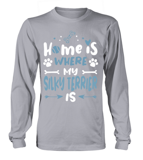 Cool Cute Silky Terrier Dog Owner Hair Quotes Joke Women's Long Sleeve