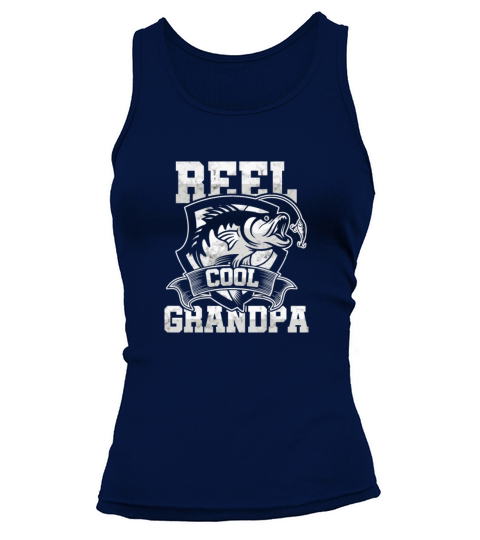 Fisherman Grandfather Angler Reel Cool Grandpa Fis Women's Tank Top