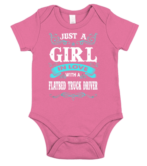 FLATBED TRUCK DRIVER Short Sleeve Baby One-Piece