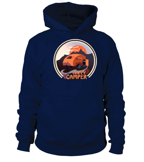 camping Vintage Happy Camper rv Women's Hoodie