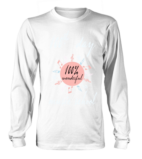 100 days of music school is wonderful Women's Long Sleeve