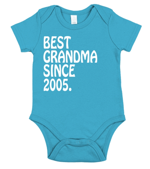 Best Grandma Personalized 2005 Best Seller For Grandma Short Sleeve Baby One-Piece