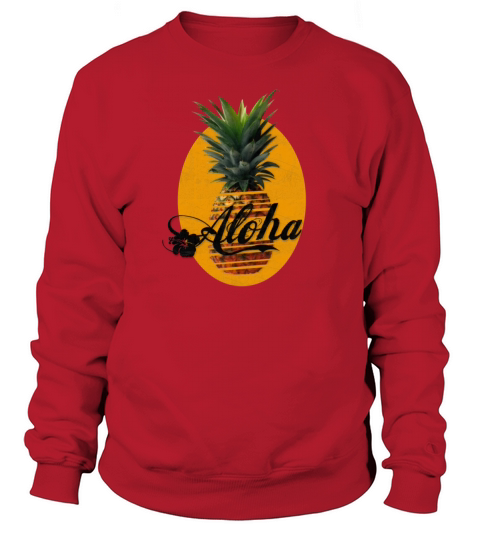 Pineapple Aloha Hawaii Usedlook Women's Sweatshirt