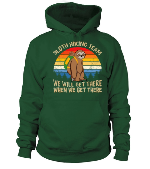 Sloth Hiking Team Women's Hoodie