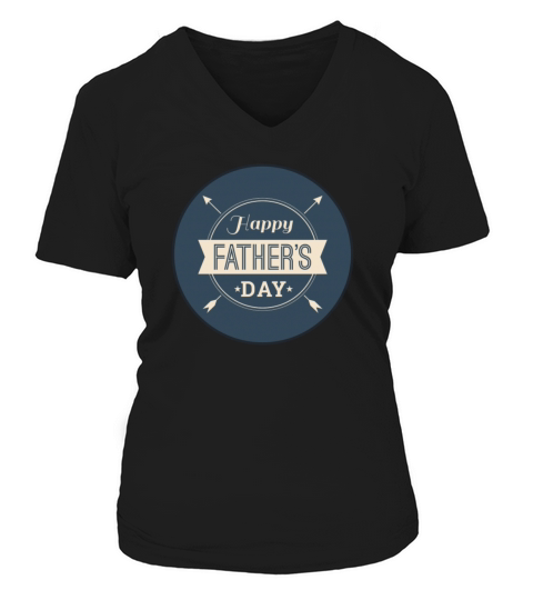 Happy Fathers Day Gift Present From Everyone Women's V-Neck T-shirt