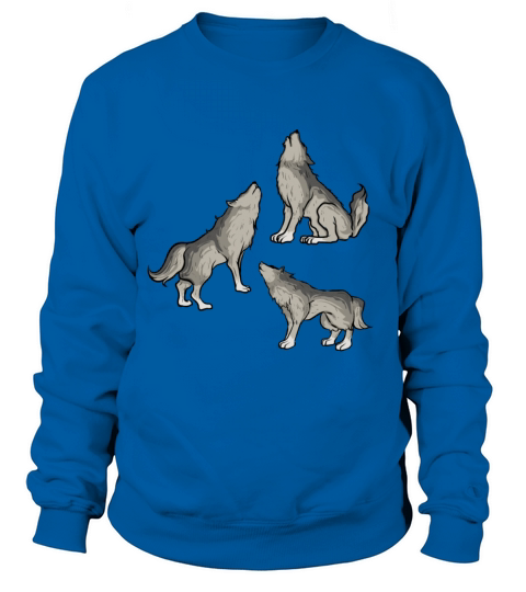 Wolves Howling Howling Mysticism - Dog Dogs Women's Sweatshirt
