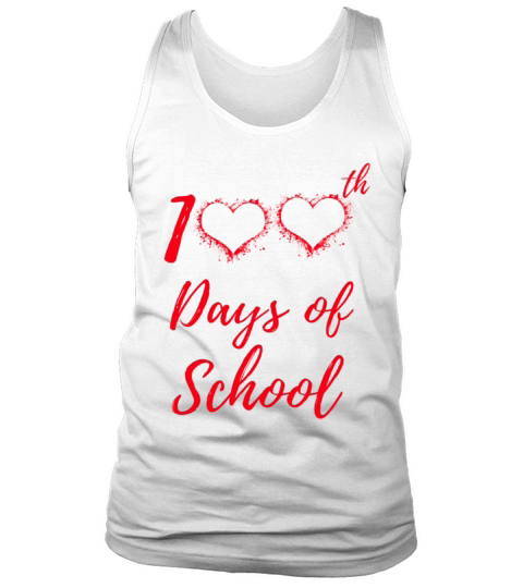 100 Days of School Tank Top Unisex