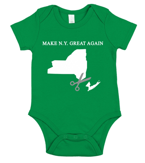 Make New York great again - Unisex Long Sleeve Short Sleeve Baby One-Piece