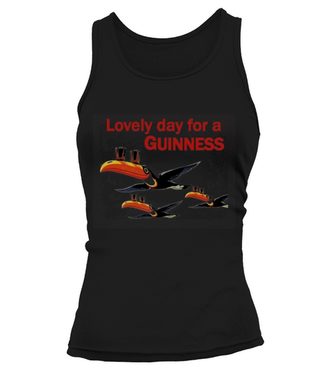Vintage Guinness Beer Ad Toucans Tank top Woman