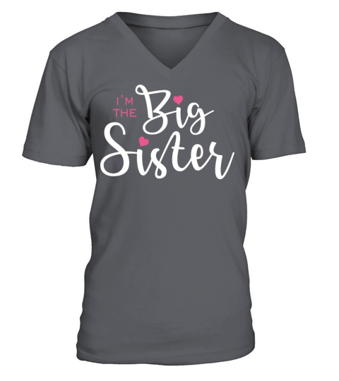 I’m The Big Sister T-Shirt Gift Men's V-Neck T-shirt