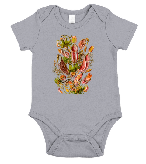 Nepenthes Vintage Illustration Short Sleeve Baby One-Piece