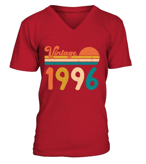 Vintage 1996 Limited Edition Birthday gifts Men's V-Neck T-shirt