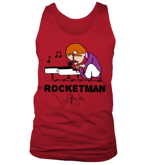 Elton John Rocketman signature shirt Tank Top Unisex