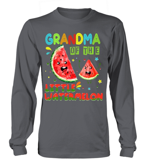 Funny Birthday Family T Shirt Grandma Watermelon Men's Long Sleeve