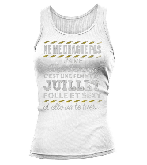 Ne me drague pas jaime ma femme Tank top Woman