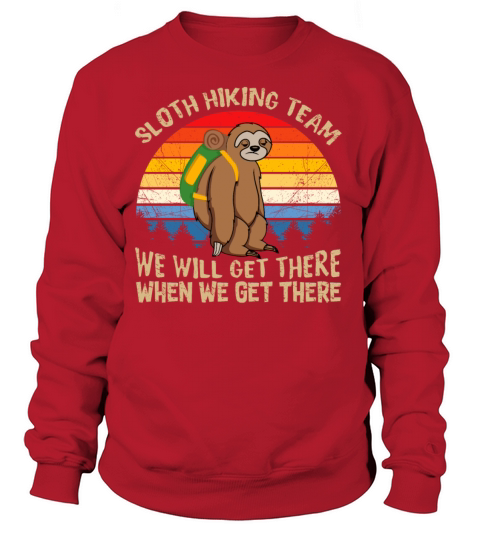 Sloth Hiking Team Women's Sweatshirt