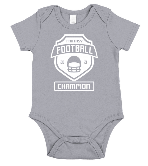 2021 Fantasy Football Champion Short Sleeve Baby One-Piece