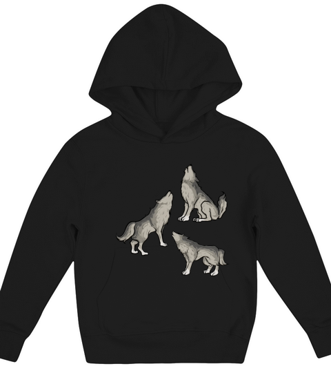 Wolves Howling Howling Mysticism - Dog Dogs Kids Hoodie