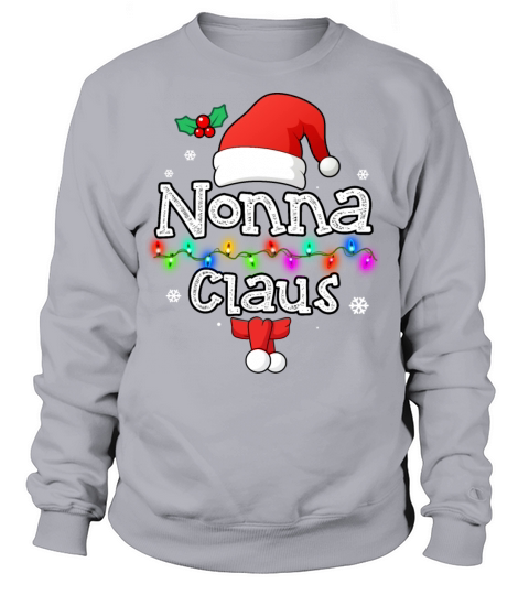 Nonna Santa Claus Matching Christmas Costumes Women's Sweatshirt