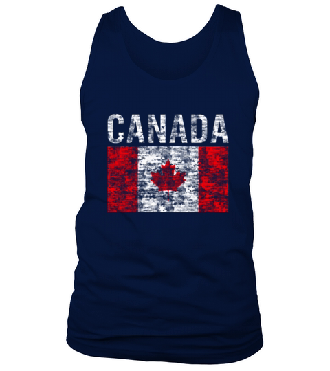 Canada flag vintage Men's Tank Top