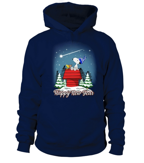 Happy New Year Snoopy Women's Hoodie