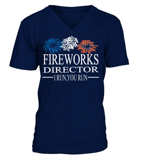 Fireworks Director Shirt 4th of July Celebration Men's V-Neck T-shirt