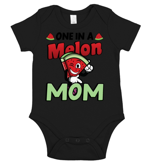 Melon Mama Family Mother Mutti Watermelon Short Sleeve Baby One-Piece