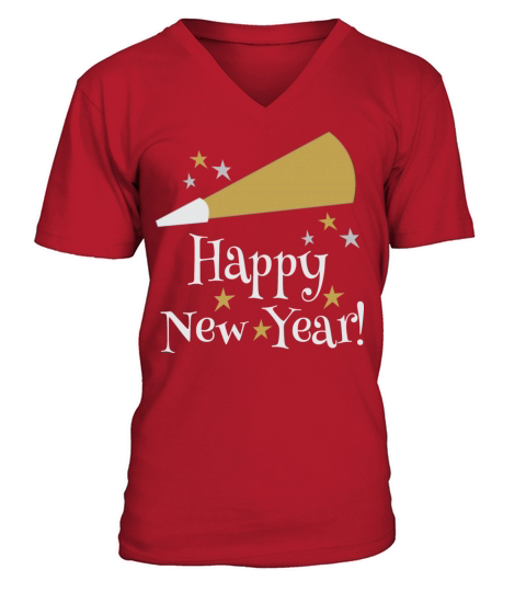 Happy New Year Party Men's V-Neck T-shirt