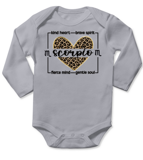Scorpio Zodiac Sign Birthday Gifts Horoscope Long Sleeve Baby One-Piece