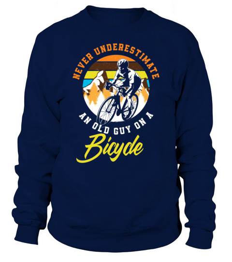 Bicycle Men Cyclist Cycling Sport Cyclist Men's Sweatshirt