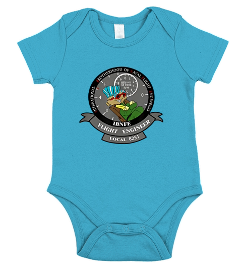 US Navy P3 Orion Flight Engineer Short Sleeve Baby One-Piece
