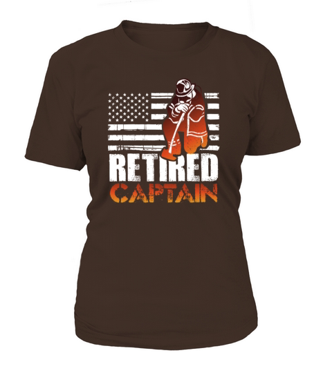 Retired American Firefighter Captain Retirement Women's T-Shirt