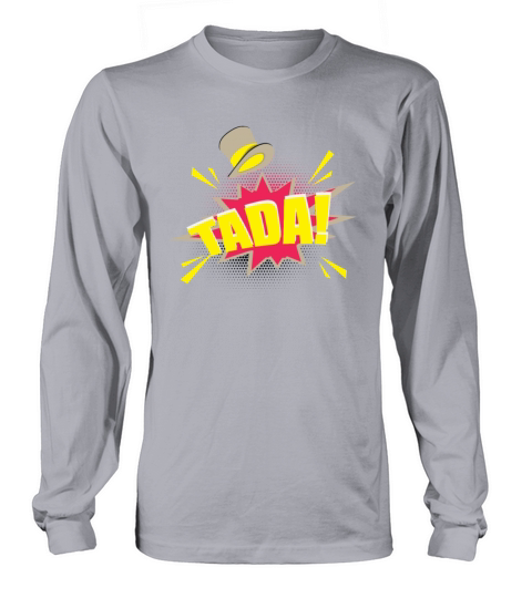 Cool Tada Magic Trick Comic Style Magicians gift Women's Long Sleeve