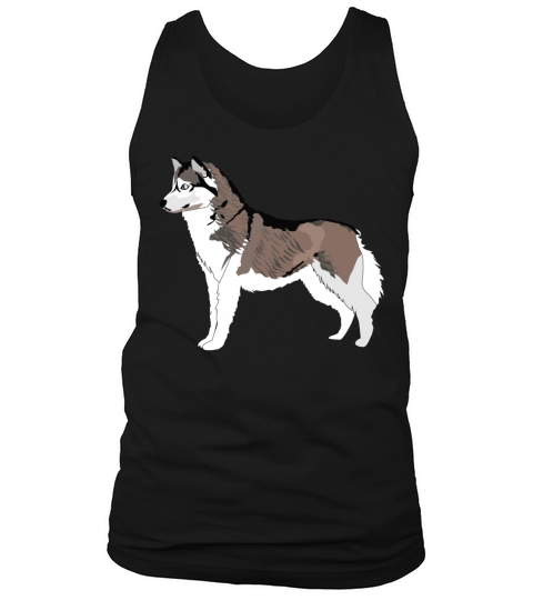 Love Husky Alaskan Alaska Siberian Dog T-shirt Men's Tank Top