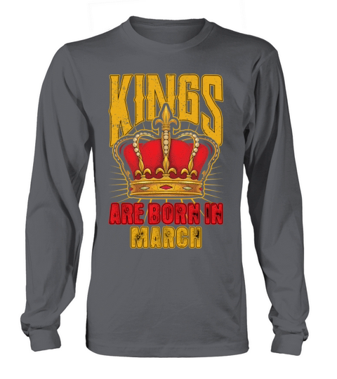 Kings Are Born In March Women's Long Sleeve