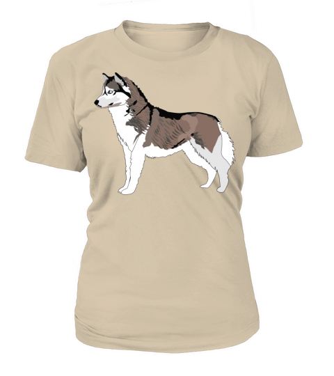 Love Husky Alaskan Alaska Siberian Dog T-shirt Women's T-Shirt