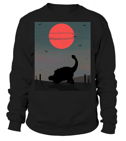 Dino in siluet 6 Women's Sweatshirt