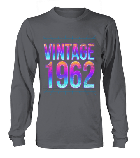Vintage 1962 59th Birthday Gift Women's Long Sleeve