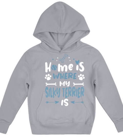 Cool Cute Silky Terrier Dog Owner Hair Quotes Joke Kids Hoodie