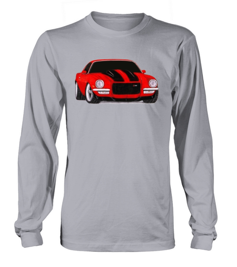 1972 Camaro Z28 Drawing Men's Long Sleeve