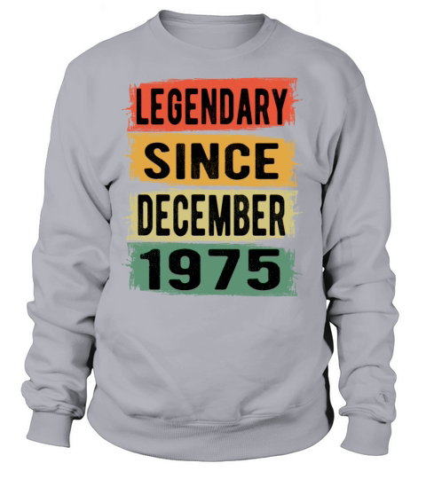 Birthday Retro Legendary December 1975 Women's Sweatshirt