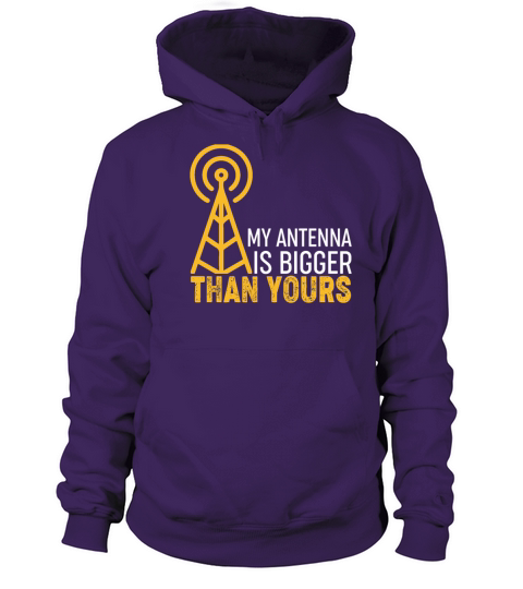 Ham Radio Operator - My Antenna Is Bigger Than You Women's Hoodie